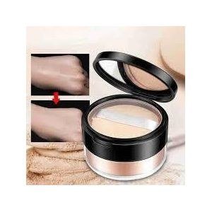 Kiss Beauty Translucent Feather Light Finishing Natural Loose Powder With puff & Mirror Compact
