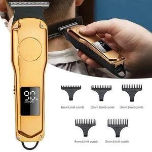 Electric Hair Clipper Set, Rechargeable Razors - Gold