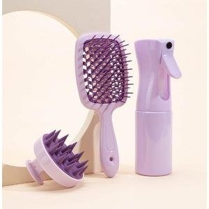 3 Pieces Set Of Hair Combs,Spray Bottle Spray Bottle With Trigger