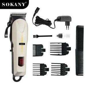 Sokany Elelectric Rechargeable Hair Shaving Machine -White