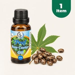 !Prof Raw Castor Oil Pure Cold-Pressed