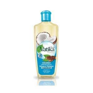 Vatika Naturals Natural Coconut Enriched Hair Oil – Volume & Thickness (With Castor & Henna)