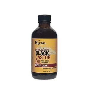 Kuza Jamaican Black Castor Oil-Labelled Bottle