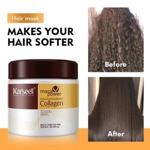 Karseell Collagen Mask Hair Treatment Deep Repair Conditioning Argan Oil Collagen Hair Mask Essence for Dry Damaged Hair All Hair Types
