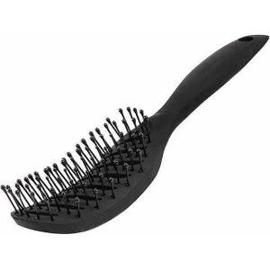 Black Hair Brush – Curved Handle