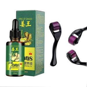 7 Day Ginger Oil & Derma Roller - 2pc Combo