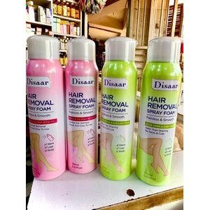 Disaar Hair Removal-Labelled Foam Presentation
