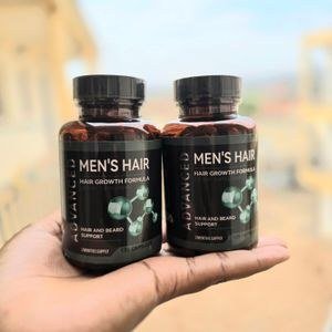Kirkland Minoxidil Vitamins For Men - Pills. Regrow Hair & Beard Growth Supplement For Volumize