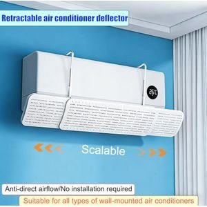 Air Conditioner Wind Shield Cold Wind Gas Deflectors-Retractable air conditioner deflector