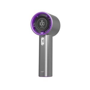 Music Pioneer ultra-light mini fan, lithium battery with of battery life, the perfect portable cooling companion, Grey