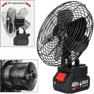 Portable rechargeable table fan