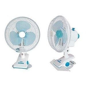 Table & Clipping Mini Portable Electric Fan/ Air Cooler -White