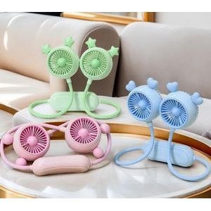 Rechargeable Bladeless Neck Fan - Multicolor