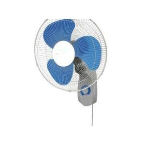 Wall Mount Fan 16'Oscilating 3 Speed - White Blue
