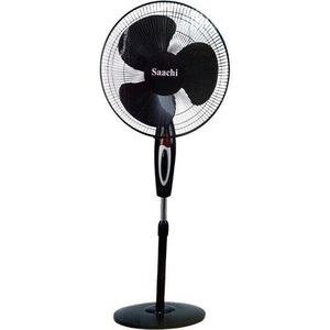 Saachi Stand Fans With 3 Speeds And A Powerful Motor - Black/White