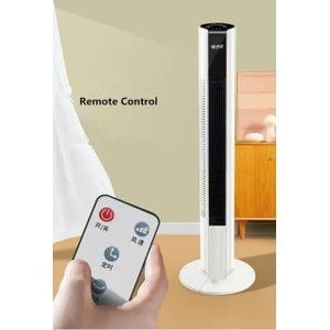 Touch Operated Tower Fan With Remote Control 3 Speed Settings Slim Design To Fit Even In Small Places