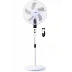 Saachi Electric Stand Fan With Remote Control-White