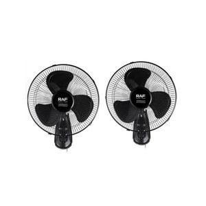 Powerful Wind Wall Fan Buy 1 Get 1 Free With A Strong Motor-Black