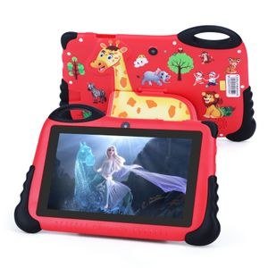 C Idea Kids Tablet, Dual Cameras Sim 128GBROM Android Tablets With Low Price -Red