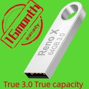 RENO Flash Disk metal USB 3.0 flash drive -silver