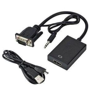 VGA To HDMI Converter Adapter Cable With Audio Output