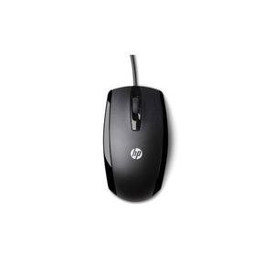 HP X500 Precision Optical Wired USB Mouse - Black
