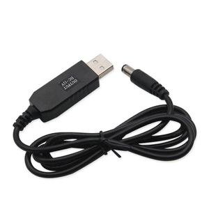 Talisman USB to DC Boost Cable - Power Your WiFi Router From a Power Bank During Power Outages 5.5x2.