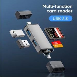 USB 3.0 7 in 1 Multi-Function Card Reader Transfer Universal SD/TF Card PC Notebook Additions Card Reader