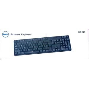 DELL KB-218 USB Business Keyboard – Full Size Wired Keyboard for Office & Home