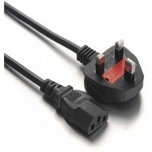 UK 3-Pin Desktop Power Cable – Reliable Power Cord for PC, Monitor & Printer
