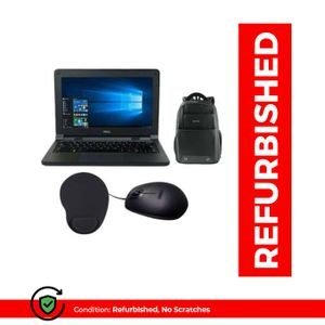 Refurbished Latitude Laptop, HDD + Bag , mouse pad And Mouse - Dark grey