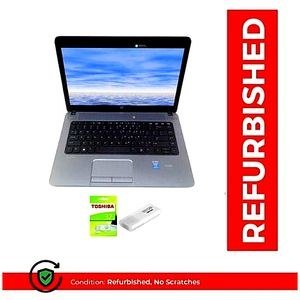 HP Probook 640 (Refurbished , Intel Core i5, 8GB RAM, 500GB HDD, 14-inches - Black Plus USB Flash Drive