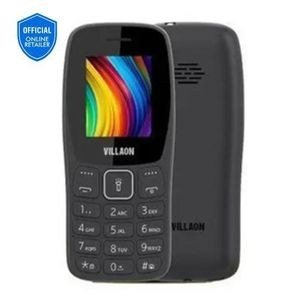 VILLAON V105 features a powerful speaker, dual sim support, and a bright torch ,Black , Blue
