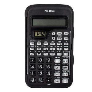KENKO 105b BLACK SCIENTIFIC POCKET CALCULATOR FOR WORK WITH CLOCK
