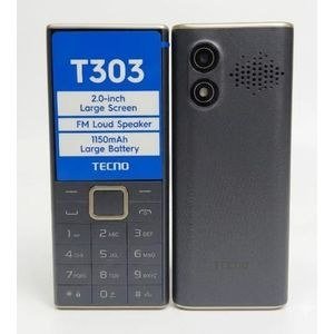 Tecno T303 Dual SIM Wireless FM BT Torch