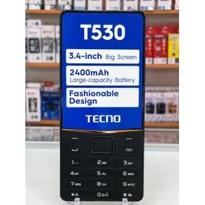 Tecno T530 Feature Phone – Dual SIM, FM Radio, Bluetooth