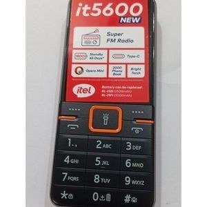 Itel 5600 DUAL SIM, SCREEN operamini, TYPE C CHARGER,WIRELESS FM RADIO, CAMERA - Black