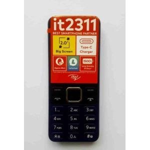 Itel IT2311 – 2.0 Dual-SIM Feature Phone with Type-C Charging - Black