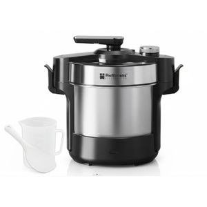 Hoffmans 6L Automatic Multi-Function Swallow Maker / Posho Maker / Fufu Pounding Machine - Silver/Red