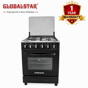 Globalstar KZ580(3+1) 3 Gas Burners + 1 Hot Plate, Free Standing Cooker With Electric Oven 50*