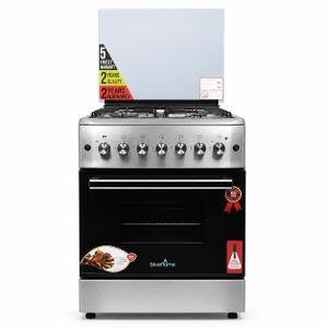 Blueflame Product Name: 60 X 3 Gas and 1 Electric Hot Plate S6031ER-I With Electric Oven ( Made in Turkey )