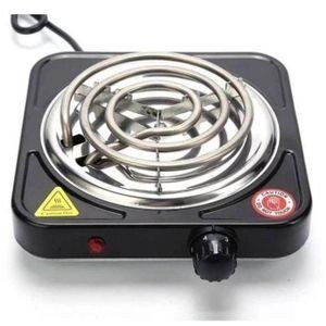 Single Coil Electric Hotplate - Black, White