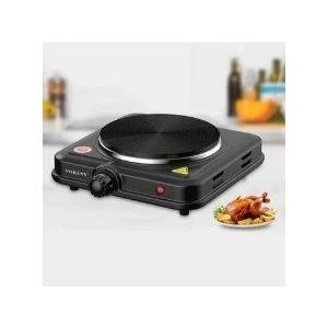 Electric Hot Plate Solid - Black.