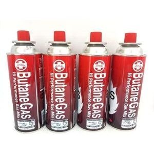 Butane Gas Container Presentation – Red Labels