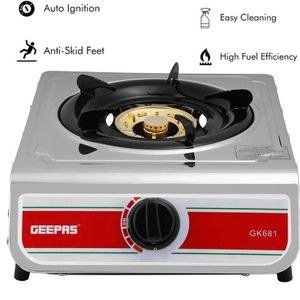 Geepas Auto Ignition Cook-Top High Fuel Efficiency Single Burner Gas Cooker -Multi
