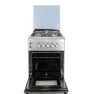 Blueflame 50*50 Full Gas Cooker with Gas Oven and Glass top lid - Inox, /black