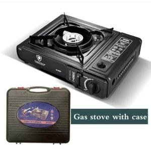 Single Burner Gas Cooker Table-Top Gas Stove Hob Hot Plate For Heavy And Large Pot Pans- Multcolour