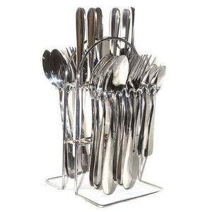 24 Pcs Of Cutlery Set Table Ware - Silver