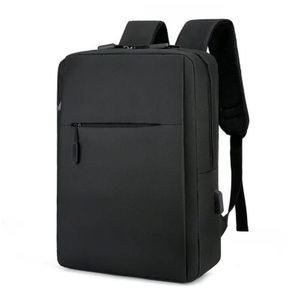 Multi-Functional Men's Business Travel Backpack Large Capacity Computer Work Bag School Bag Retro Solid Color Fiber Boy backpack