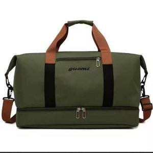 By Design Sports Gym Bag for Men Women with Shoe Compartment & Wet Pocket – Green